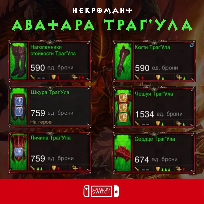 Комплект: Аватара Траг'Ула (Nintendo Switch)