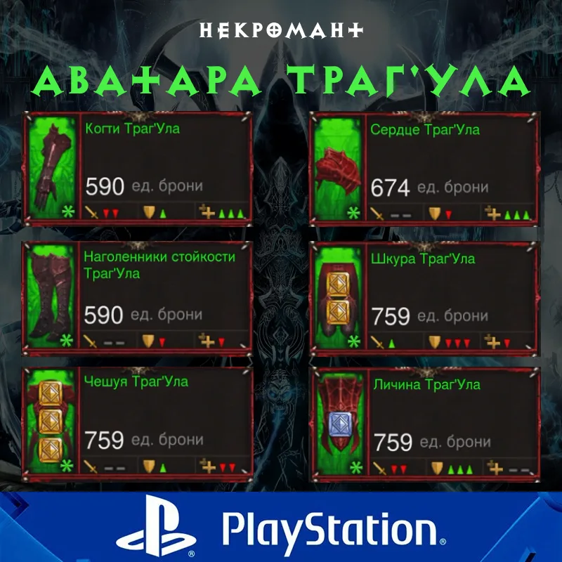 Комплект: Аватара Траг'Ула (PlayStation)