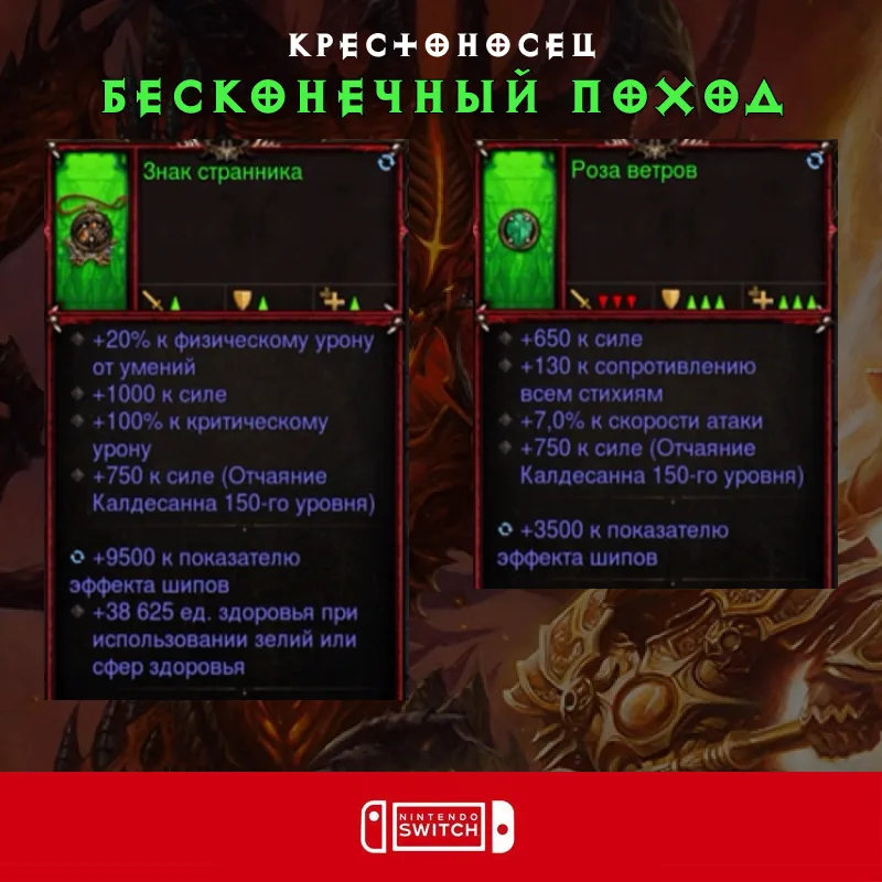 Комплект: Бесконечный поход (Nintendo Switch)