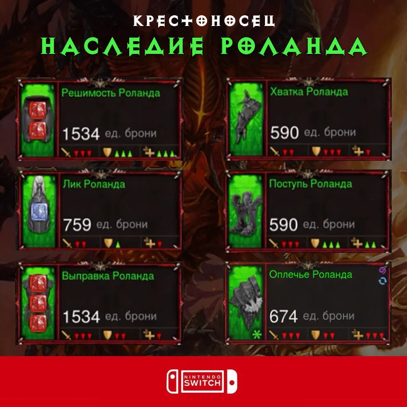 Комплект: Наследие Роланда (Nintendo Switch)