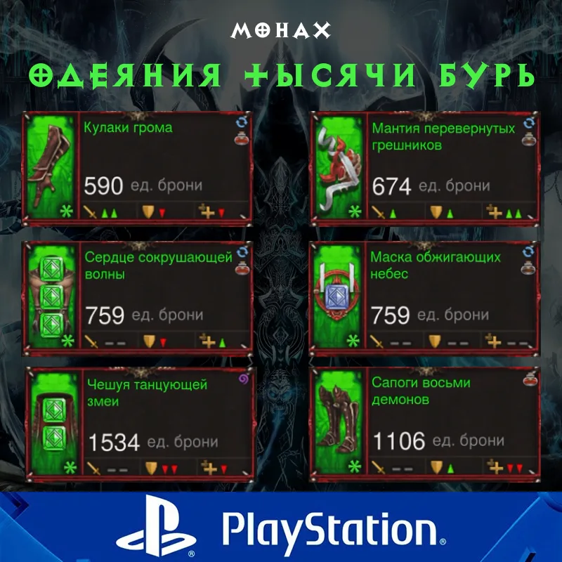 Комплект: Одеяния тысячи бурь (PlayStation)