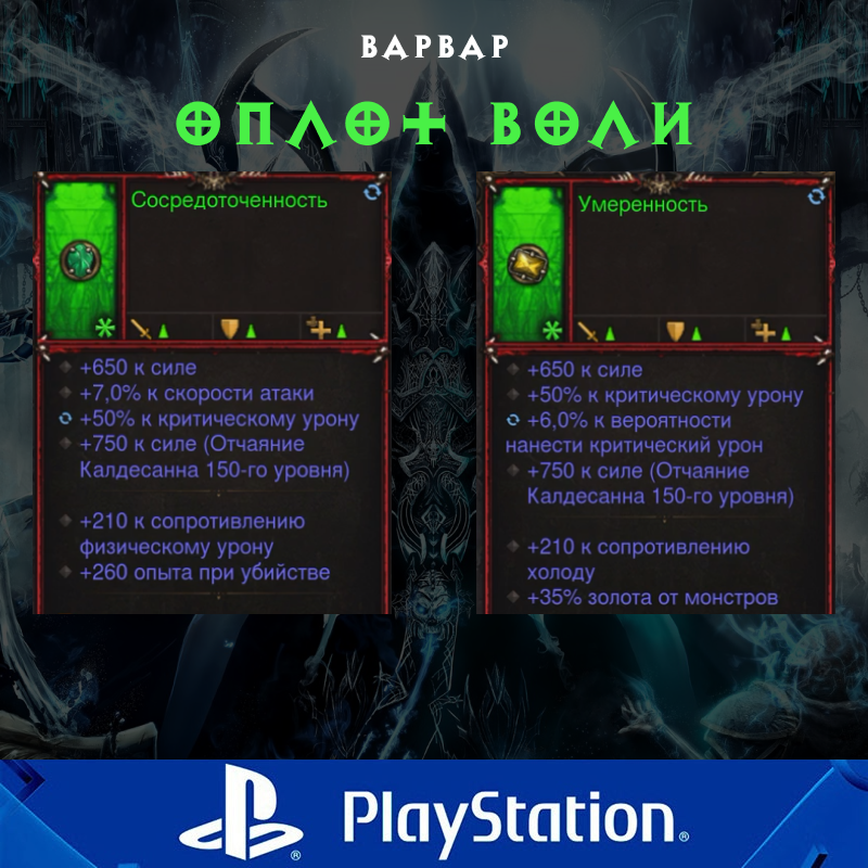 Комплект: Оплот воли (PlayStation)