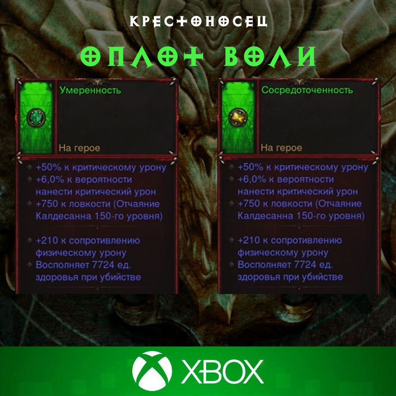 Комплект: Оплот воли (Xbox)