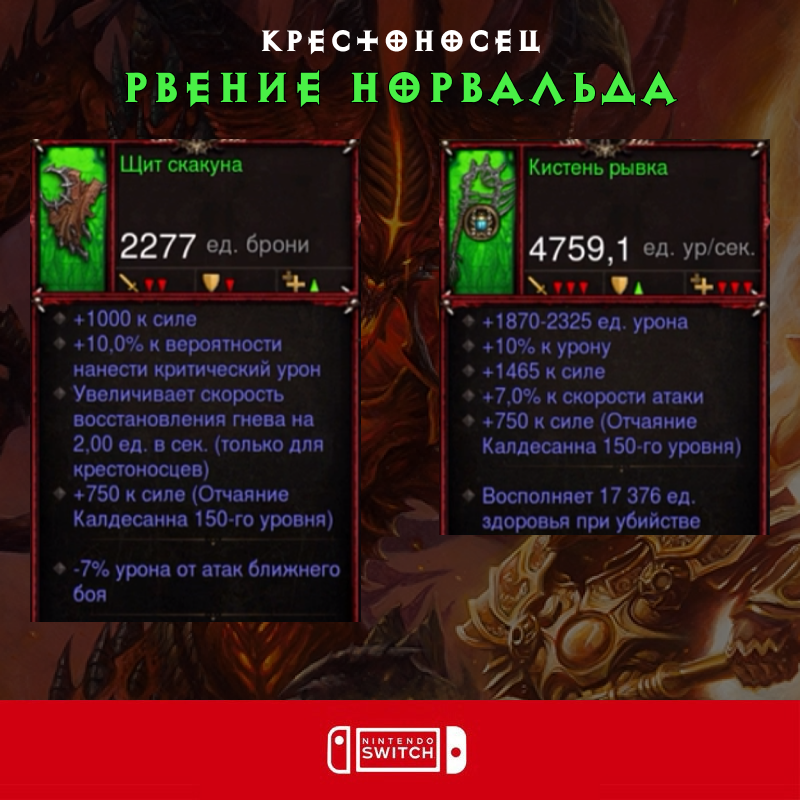 Комплект: Рвение Норвальда (Nintendo Switch)