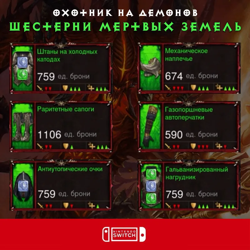 Комплект: Шестерни Мертвых земель (Nintendo Switch)